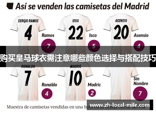 购买皇马球衣需注意哪些颜色选择与搭配技巧